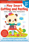 Play Smart Cutting and Pasting Age 3+: Preschool Activity Workbook with Stickers for Toddlers Ages 3, 4, 5: Build Strong Fine Mo