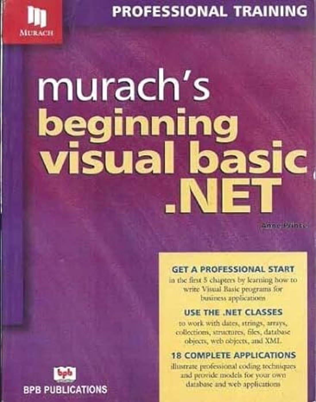 MurachS Beginning Visual Basic.Net