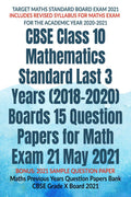 CBSE Class 10 Mathematics Standard Last 3 Years (20182020) Boards 15 Question Papers for Math Exam 21 May 2021