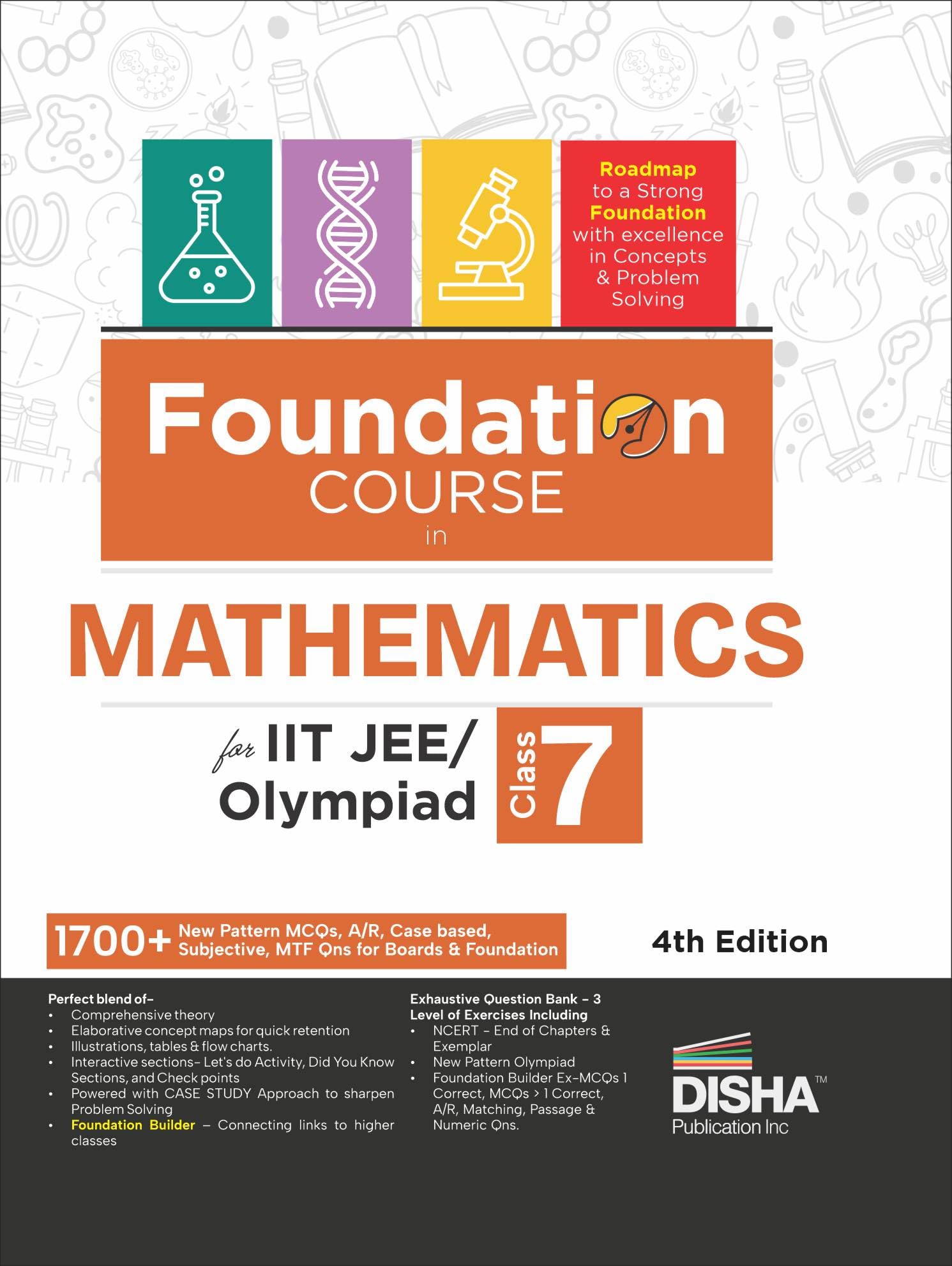 Foundation Course In Mathematics Class 7 For IitJee/ Olympiad  4Th Edition