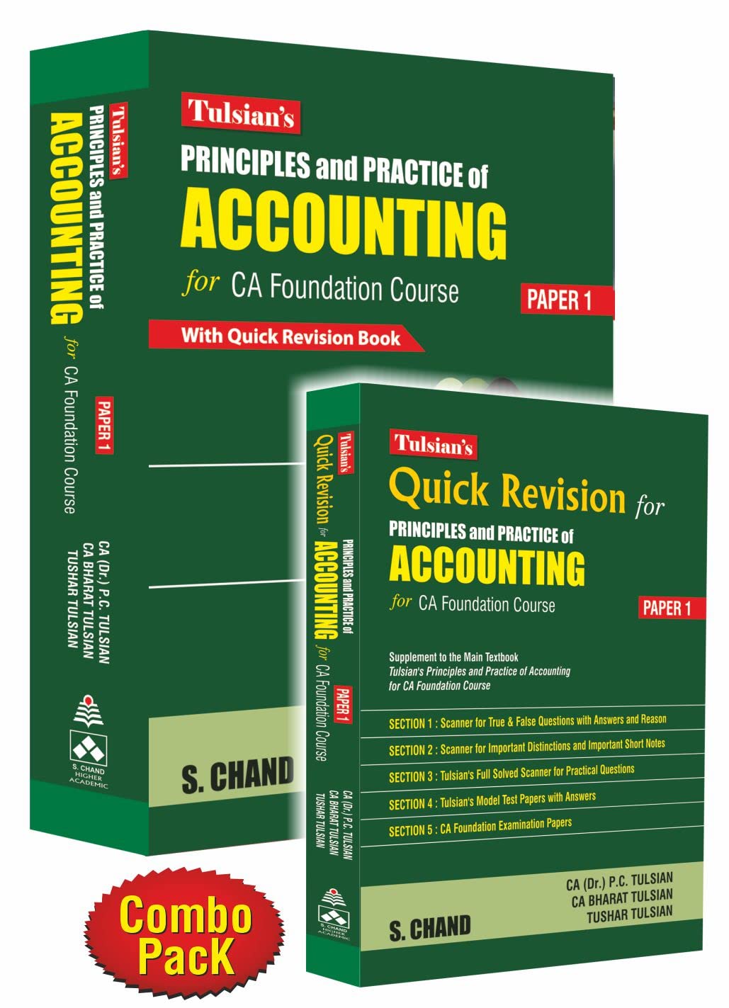 TulsianS Principles And Practice Of Accounting For Ca Foundation Course [Paper 1] With Quick Revision Book