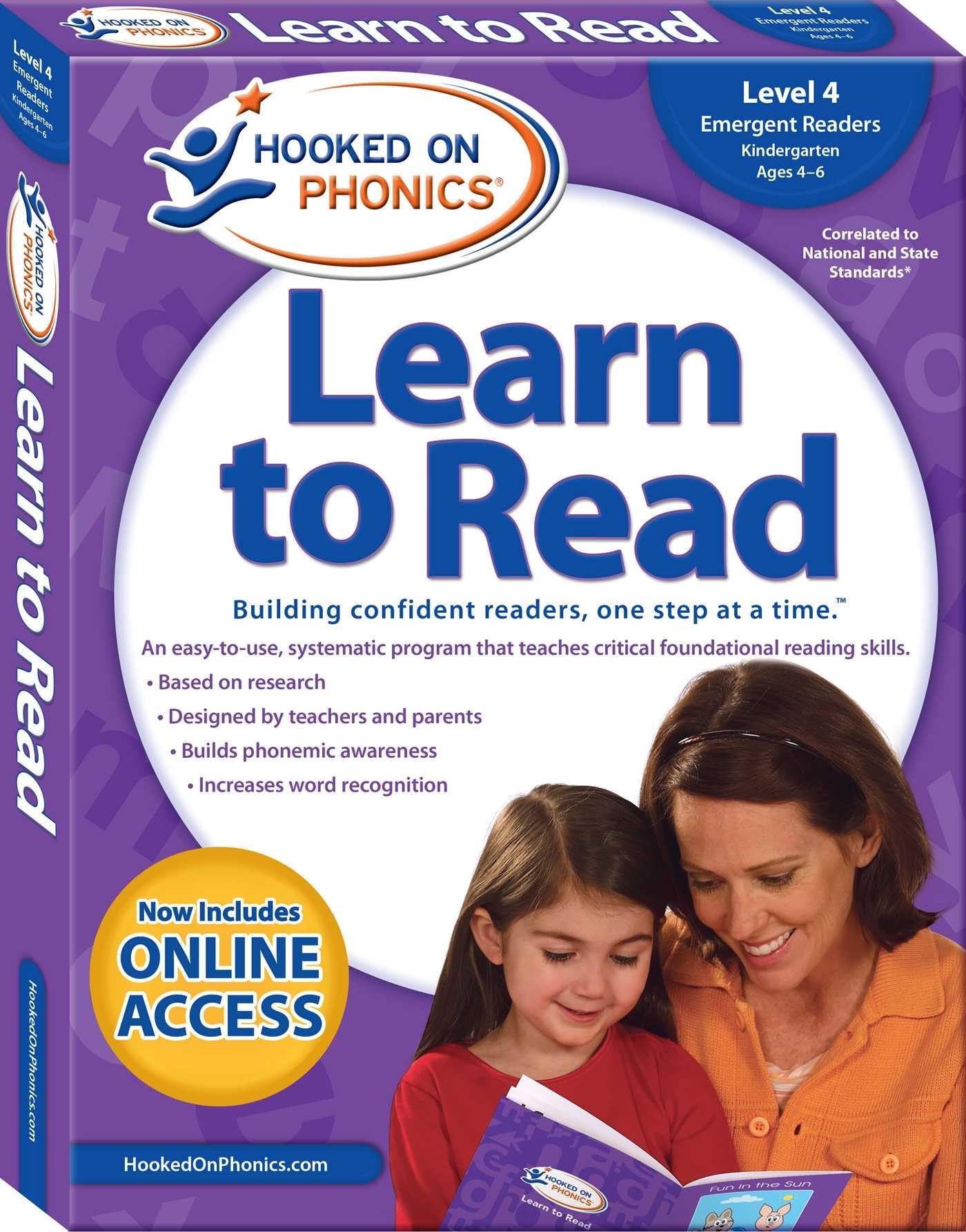 Hooked on Phonics Learn to Read  Level 4: Emergent Readers (Kindergarten  Ages 46) (4)