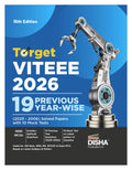 Disha Target Viteee 2026  19 Previous YearWise (2025  2006) Solved Papers With 10 Mock Tests Series 15Th Edition | Physics, C