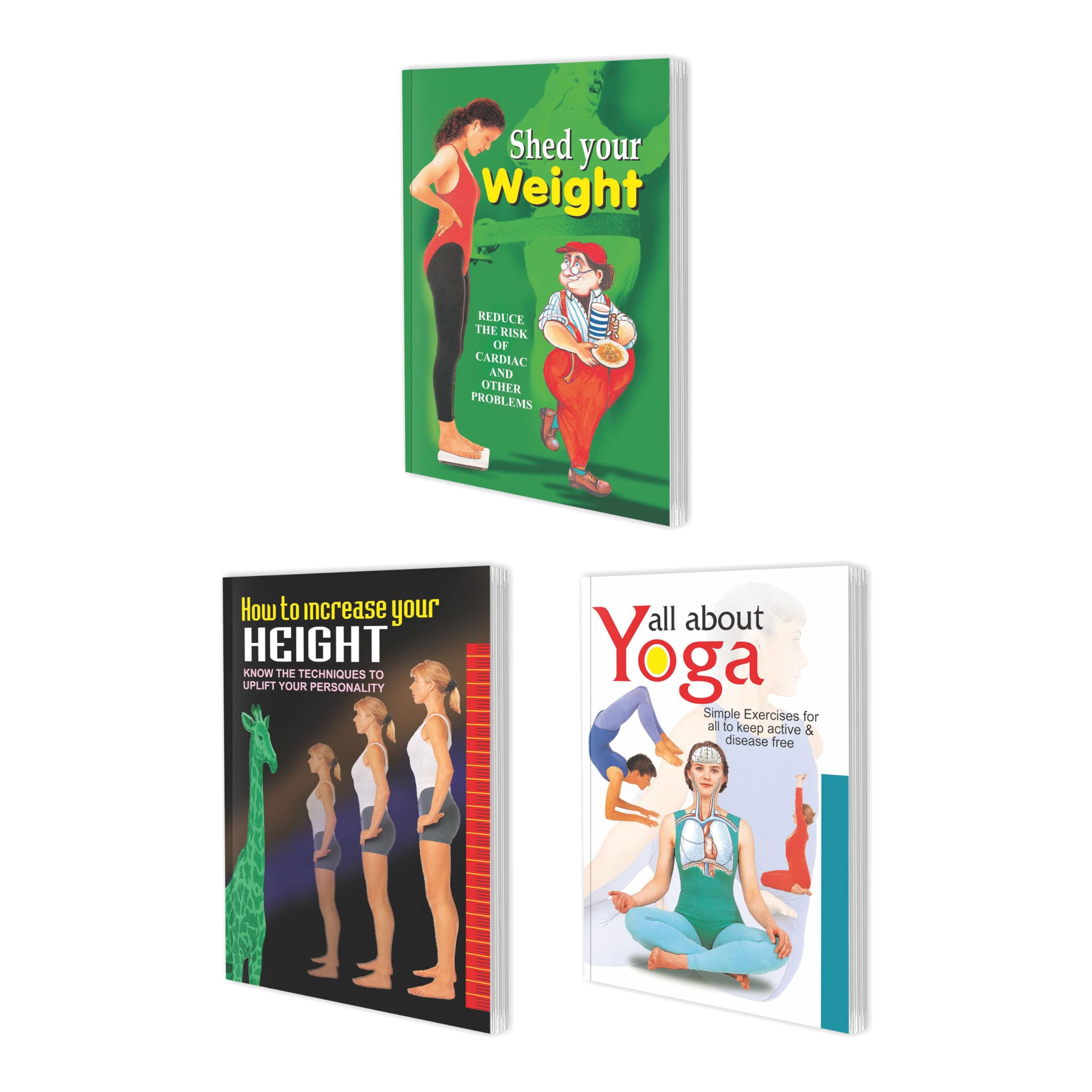 Sawan Present Set Of 3 Health Fitness And Beauty Care Books