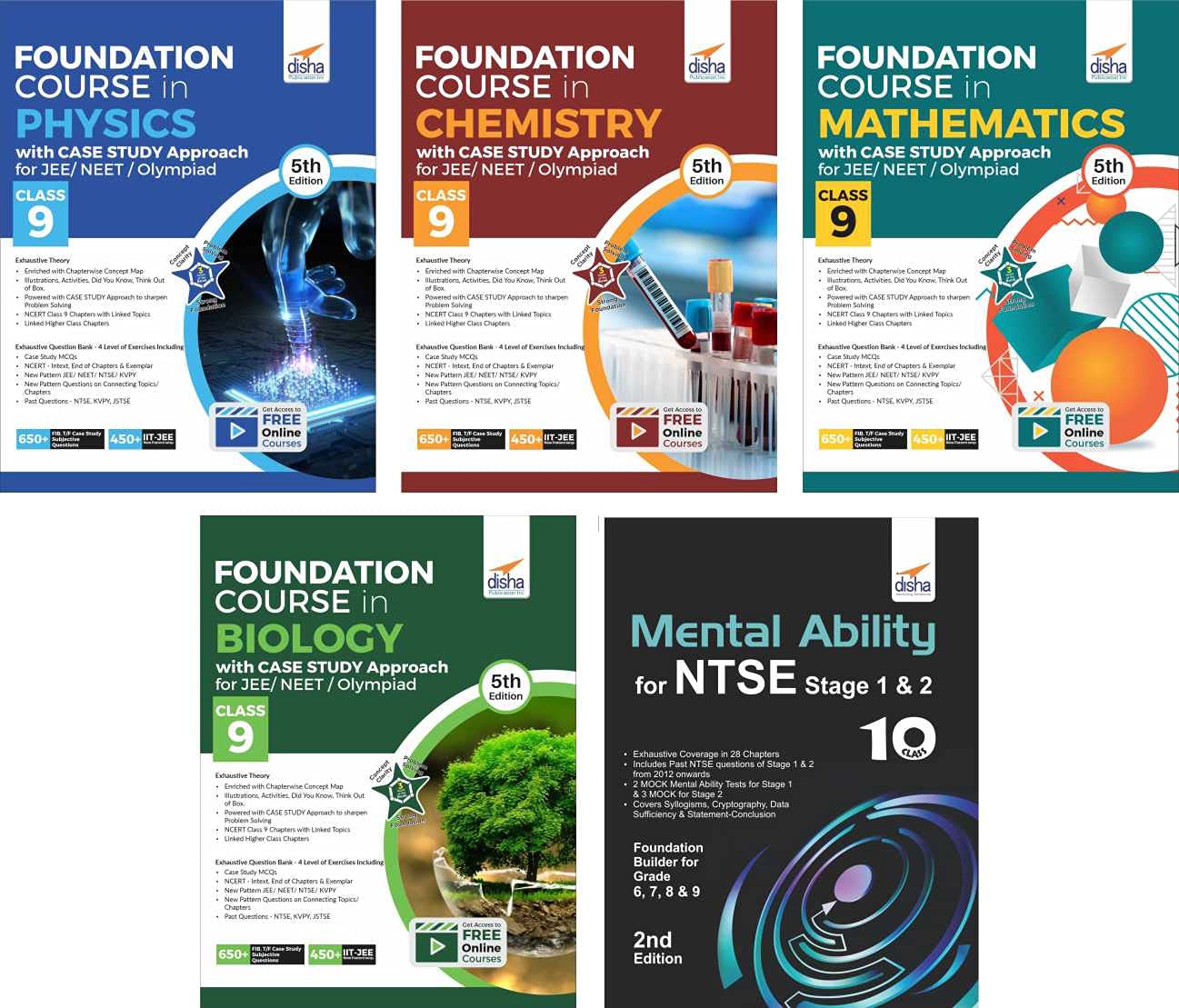 Foundation Course With Case Study Approach In Physics, Chemistry, Mathematics, Biology & Mental Ability For Jee/ Neet/ Olympiad 
