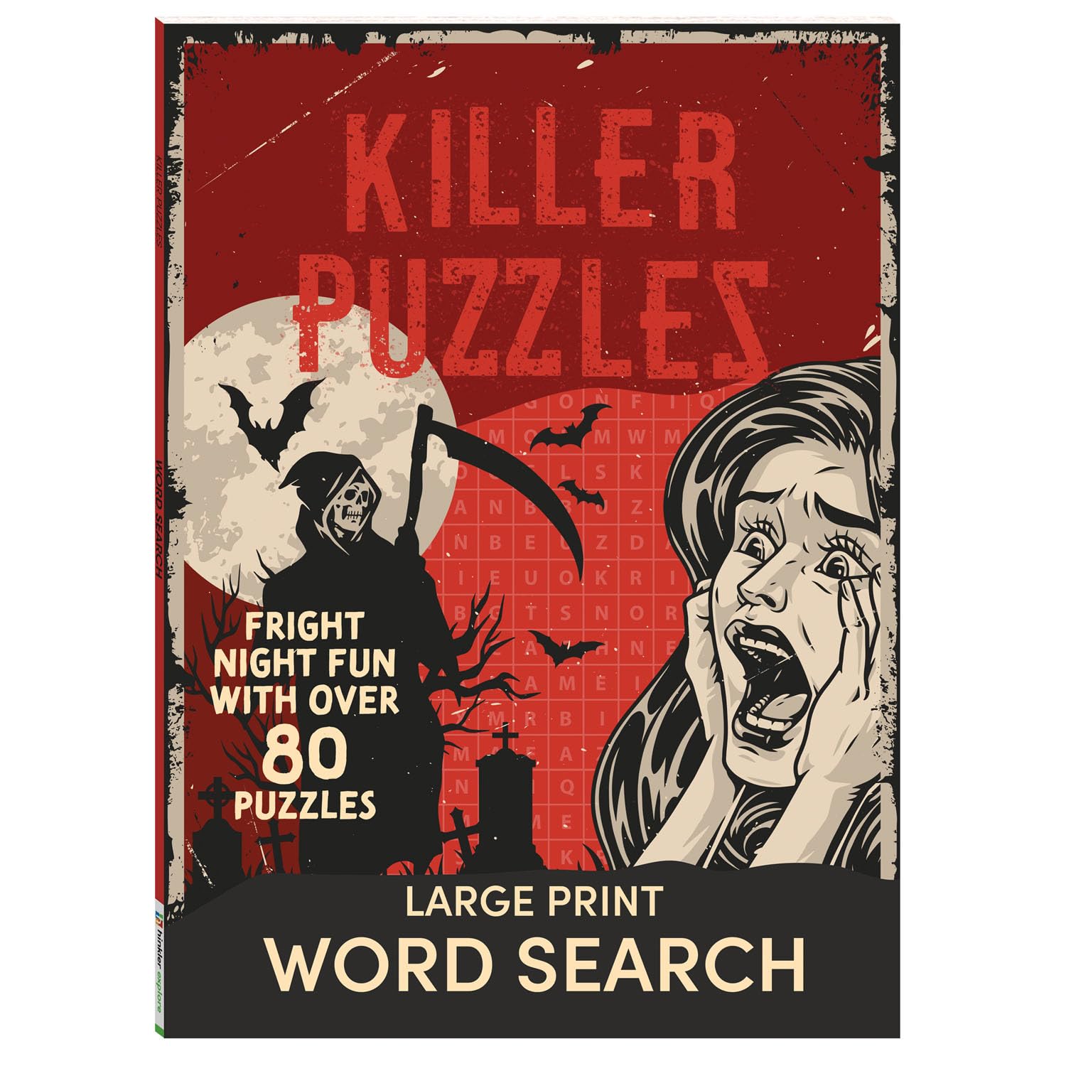 Killer Puzzles Word Search| Word Search Puzzle Book | Activity Book | Horror And Spooky Themes | Halloween | Pop Culture | Murde