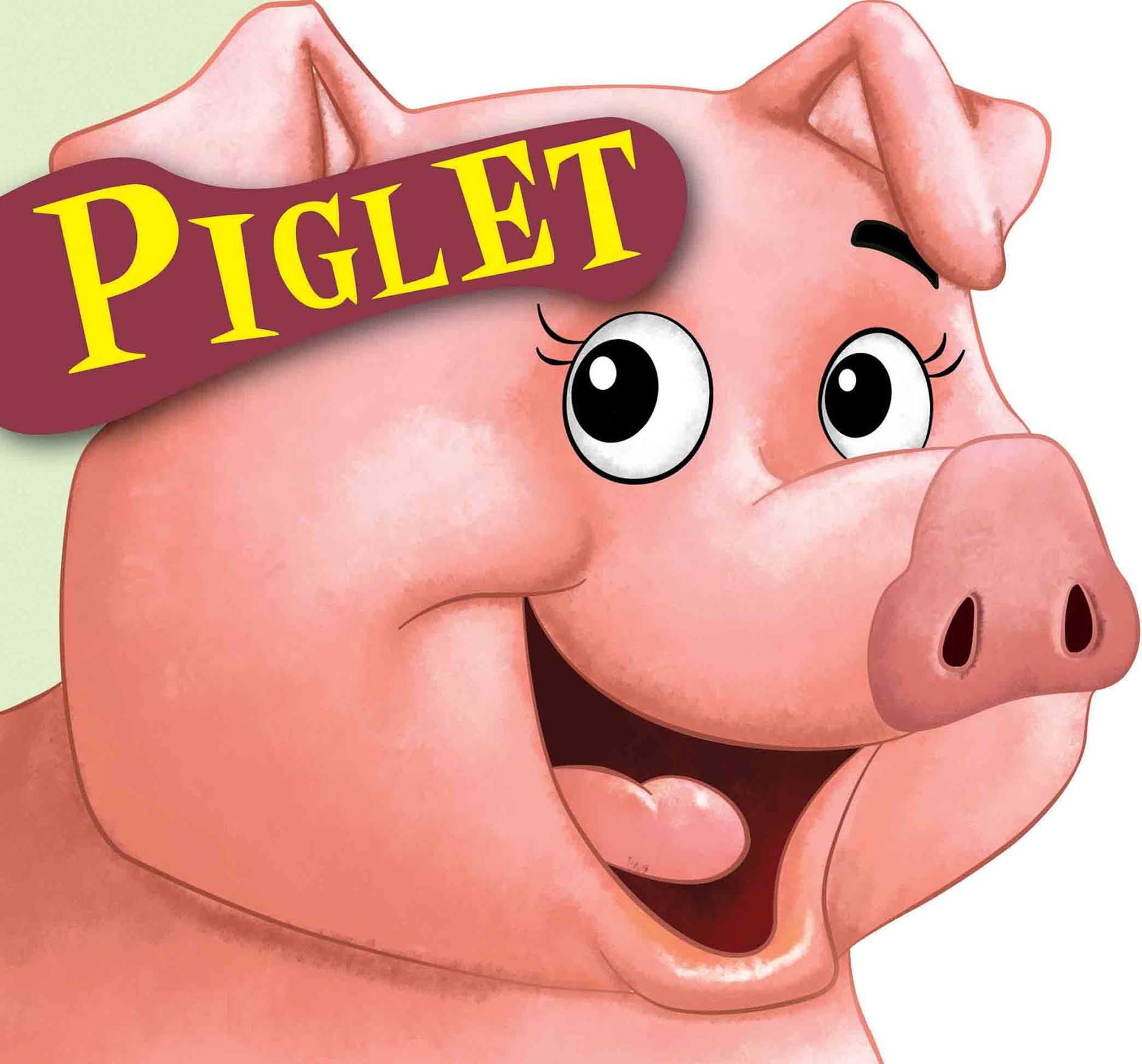 Board Book : Piglet ( Animals and Birds )  Cutout Board Books