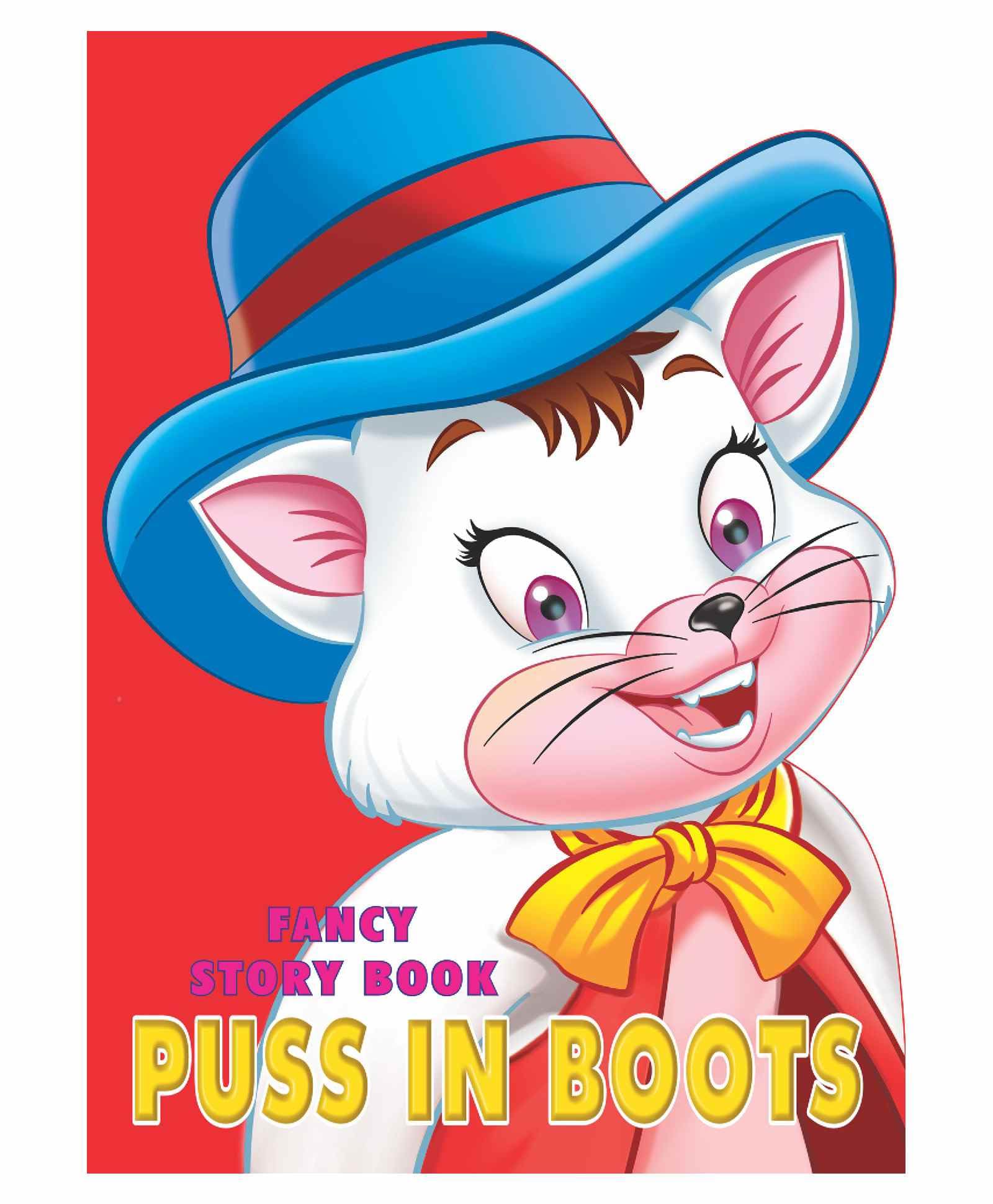 Fancy Story Board Book  Puss In Boots | Classic Fairy Tale For Kids Age 38 | Sturdy DieCut Board Book With Beautiful Illustra