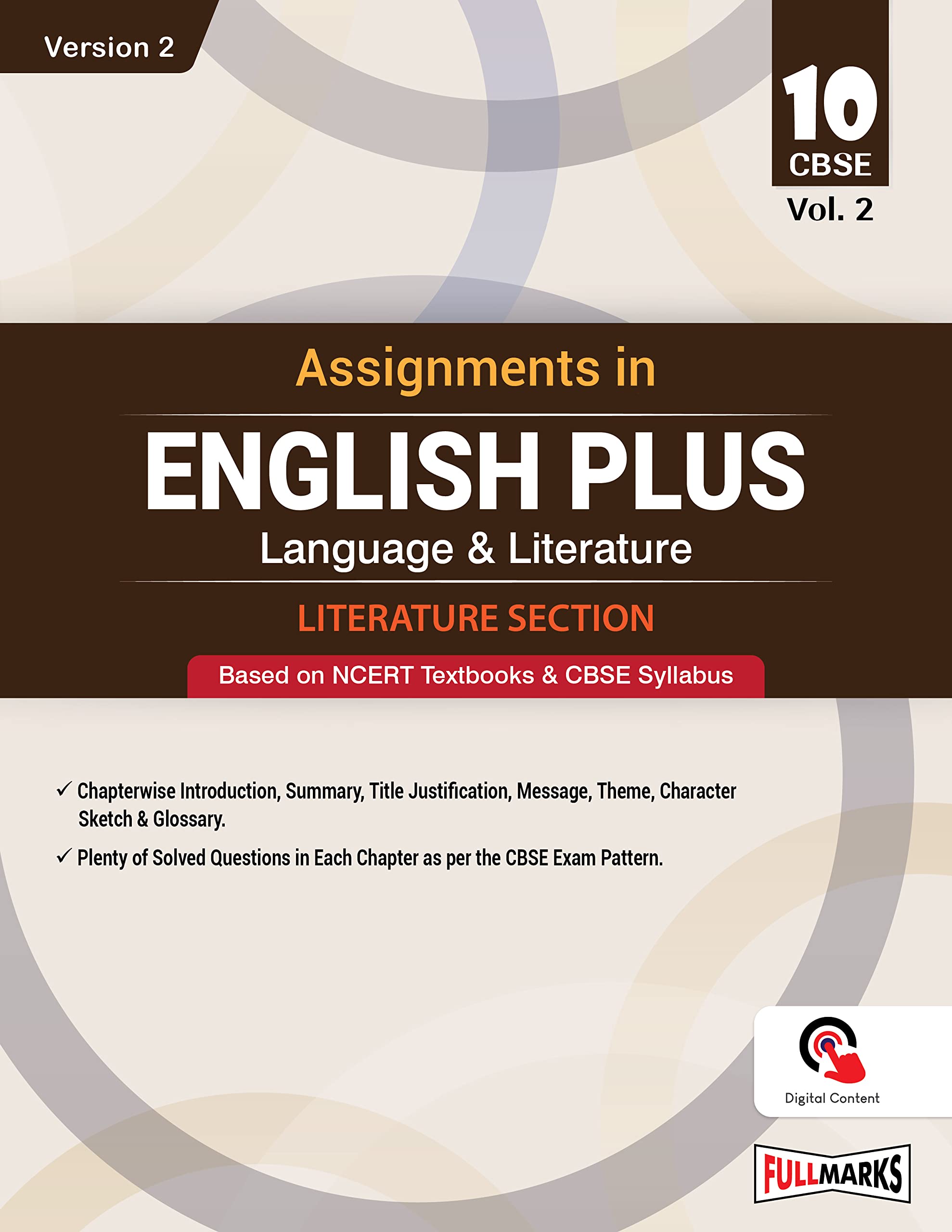 Assignment In English Plus Language & Literature [Pullout Worksheets] Version 2 Class 10 Vol Ii