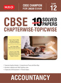 MTG CBSE 10 Years (20242015) Chapterwise Topicwise Solved Papers Class 12 Accountancy (PYQ) Book  CBSE Champion For 2025 Exam 