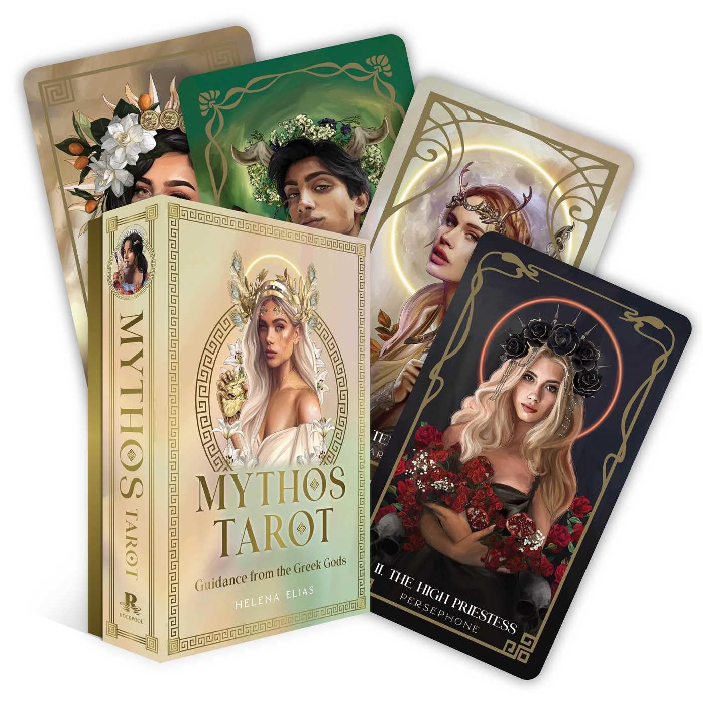 Mythos Tarot: Guidance from the Greek Gods (78 Gilded Cards and 128Page FullColor Guidebook)