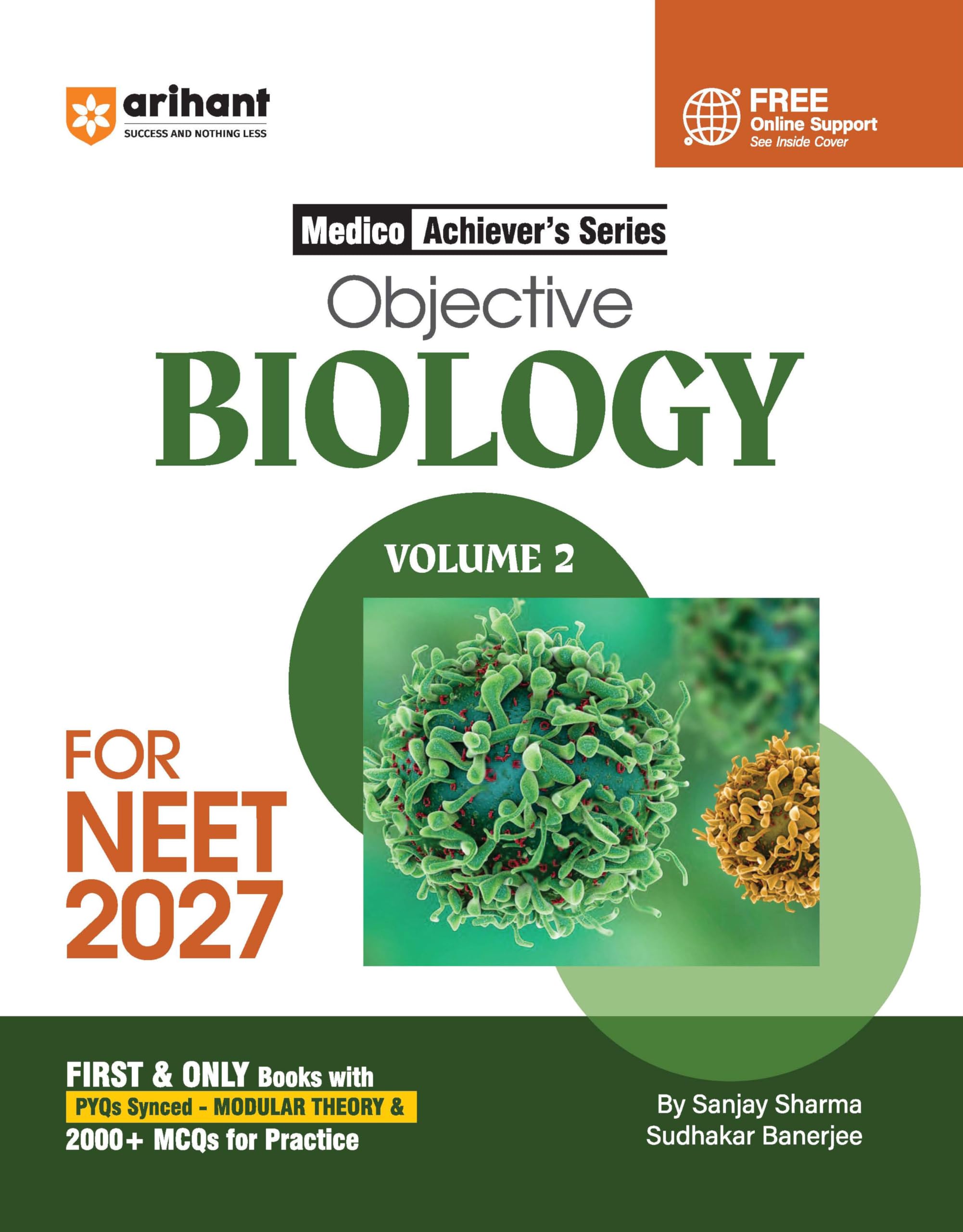 Arihant Objective Biology Volume 2 for NEET 2027 | Medico Achievers Series | 3000+ MCQs with PYQs Synced Modular Theory | Fully 