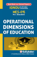Gullybaba IGNOU MAEDU (Latest Edition) MES15 Operational Dimensions of Education In English Medium, IGNOU Help Books with Solved