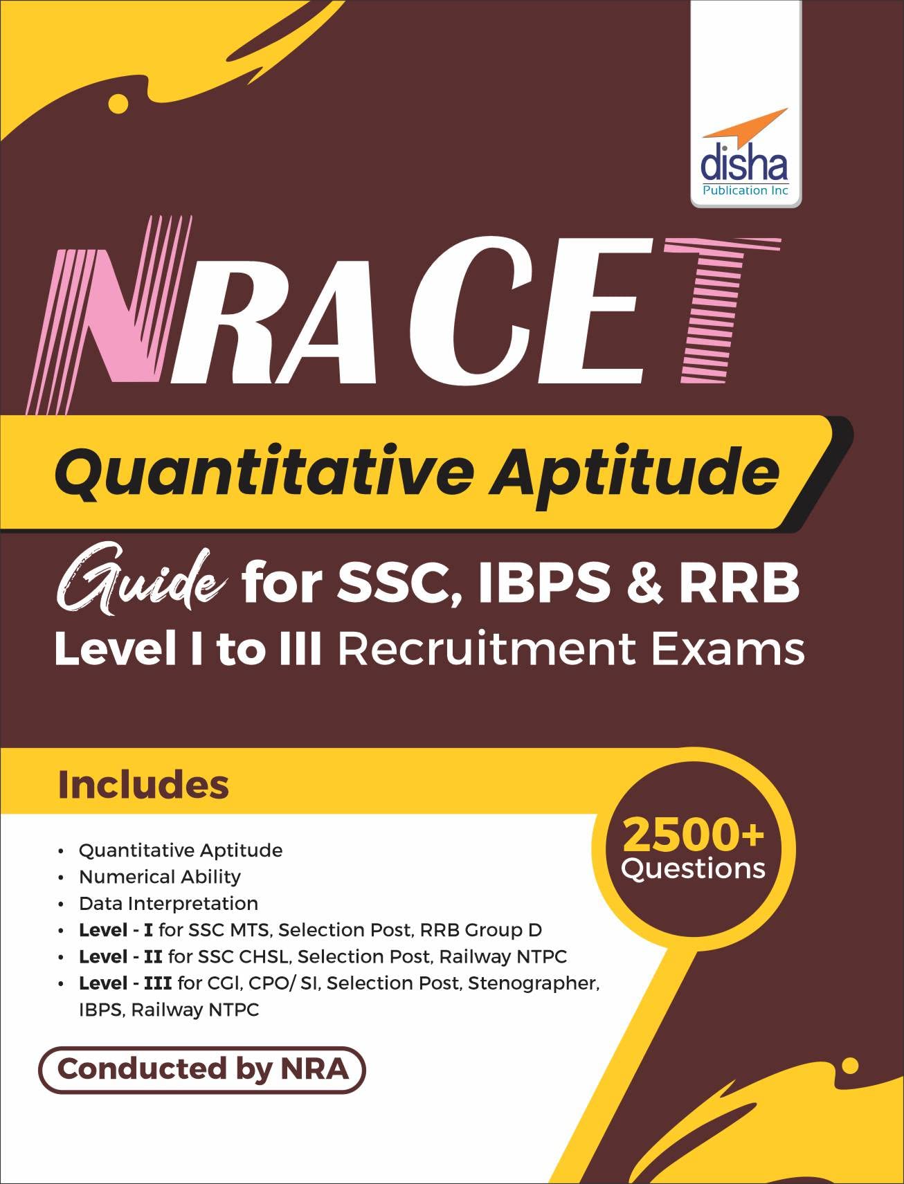 NRA CET Quantitative Aptitude Guide for SSC, IBPS & RRB Level I to III Recruitment Exams