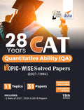 28 Years Cat Quantitative Ability (Qa) TopicWise Solved Papers (2021  1994) 15Th Edition