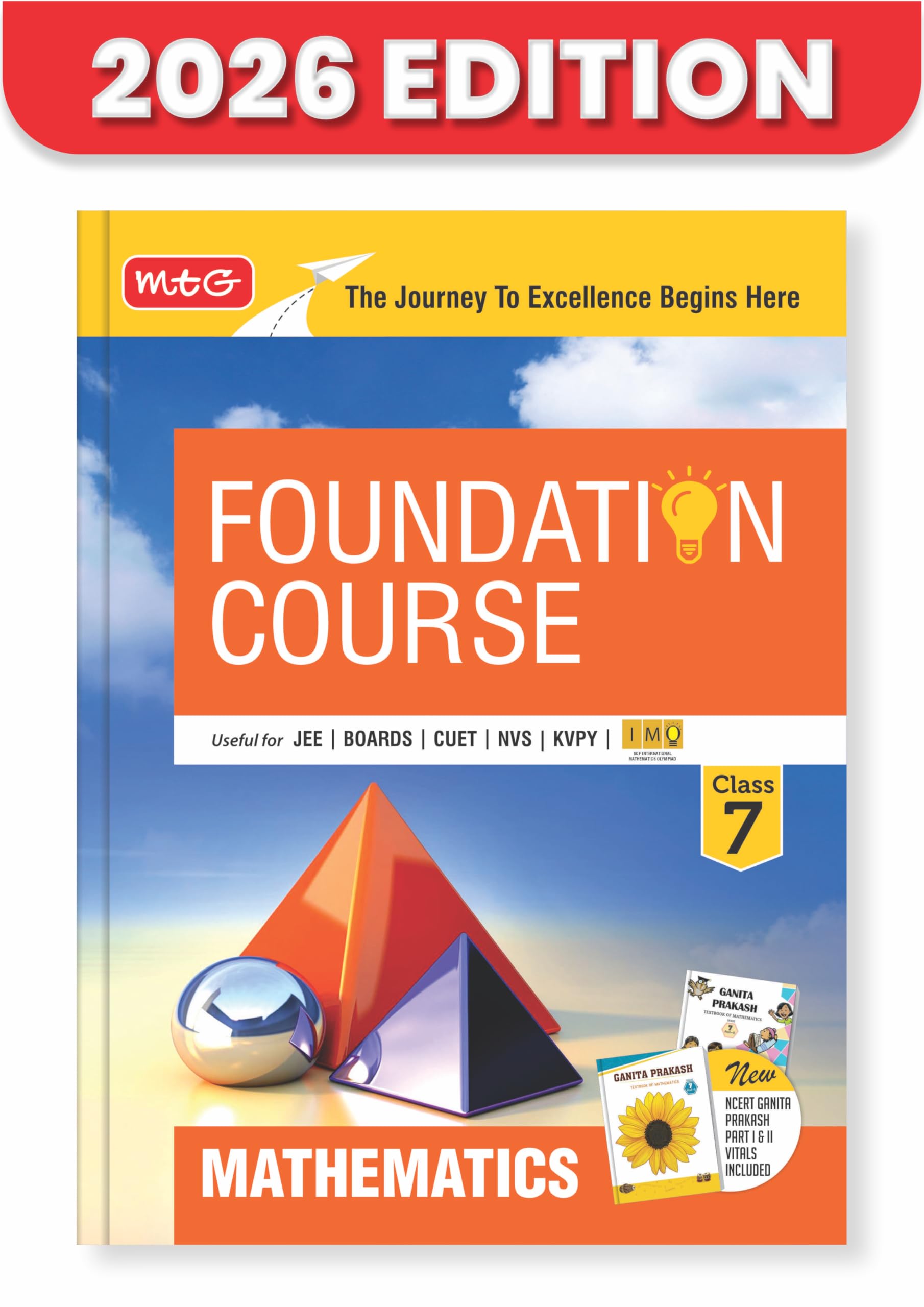 MTG Foundation Course Class 7 Mathematics For NEET, IITJEE, CUET & Boards Exams (Edition 20262027)