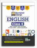 Disha Olympiad Champs English Class 6 With ChapterWise Previous 12 Year (2013  2024) Questions 5Th Edition | Complete Prep Gui