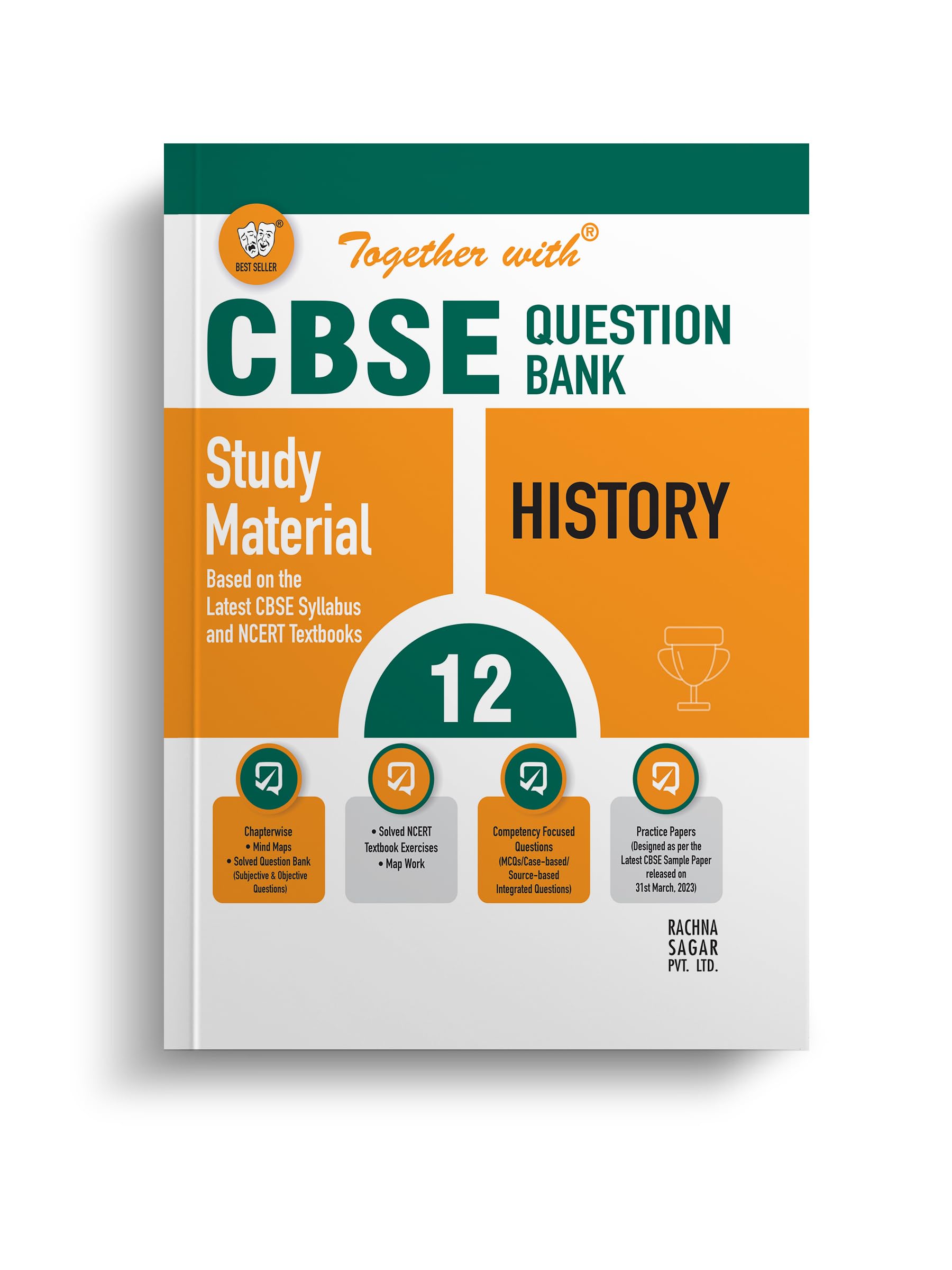 Together with CBSE Question Bank Class 12 History with Sample Paper for Exam 2024 (Chapterwise & Topicwise)