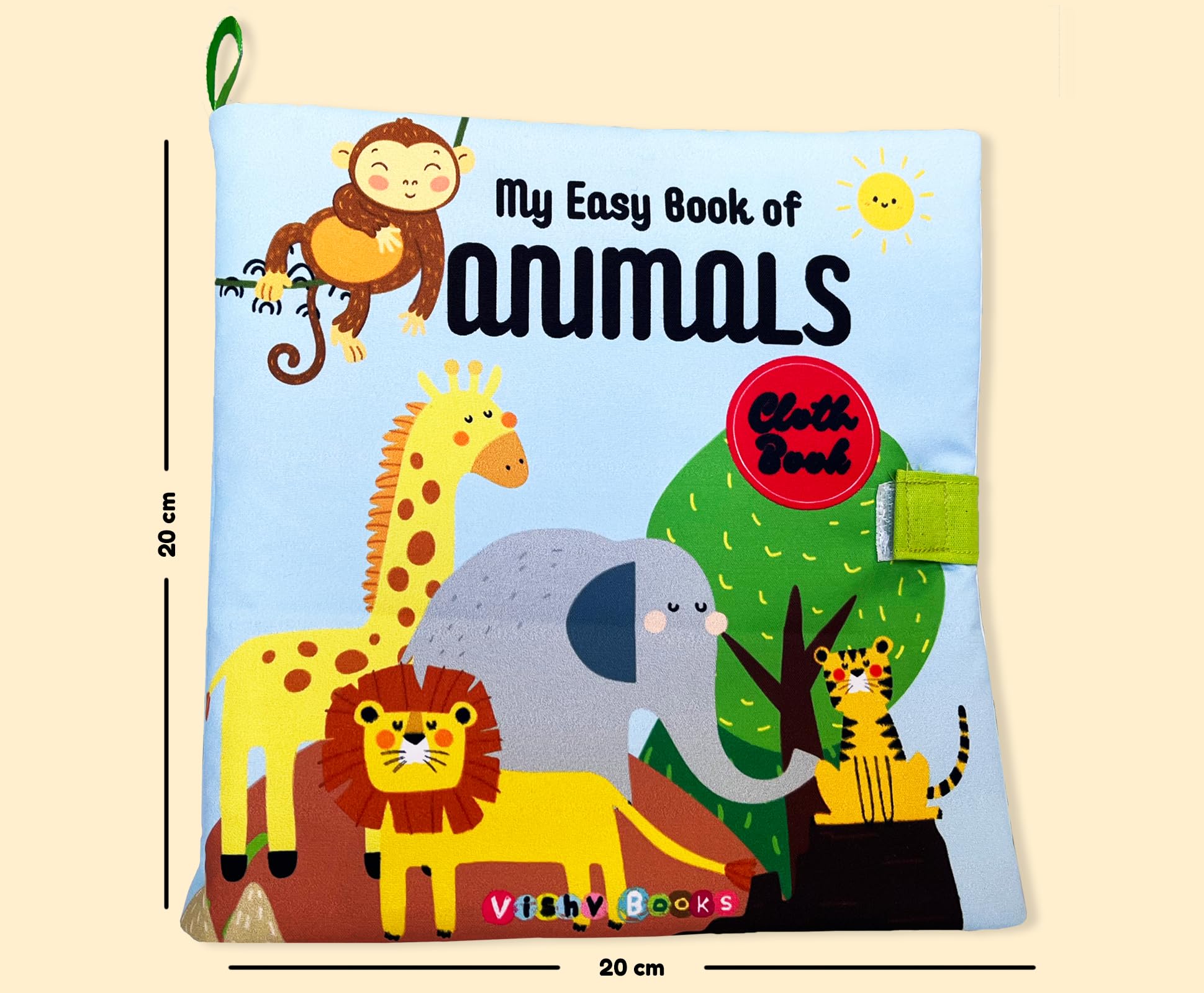 Vishv Books Cloth Book My Easy Book of Animals