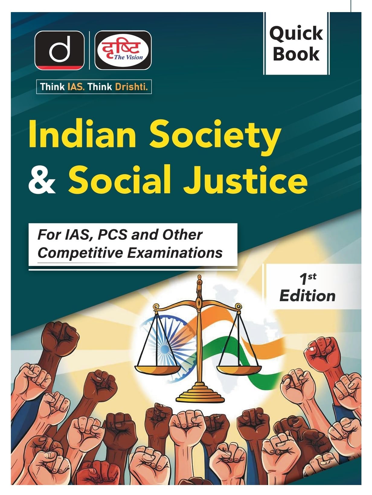 (Quick Book) Indian Society & Social Justice 1St Edition | Drishti Ias | Upsc Exam Book