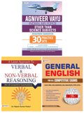 Agniveer Vayu Other Than Science Subjects) 30 Practice Sets + General English Book for all Government, Civil Services Examinatio