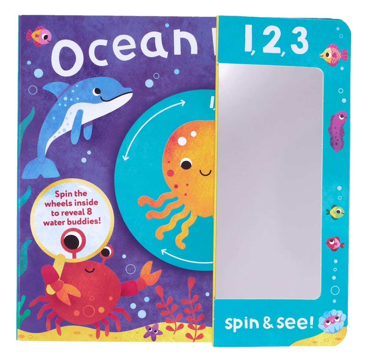 1,2,3Spin & See! Ocean Explorer Interactive Toddler Book | Spin and See Book | Childrens Nature Book | Educational Board Book | 