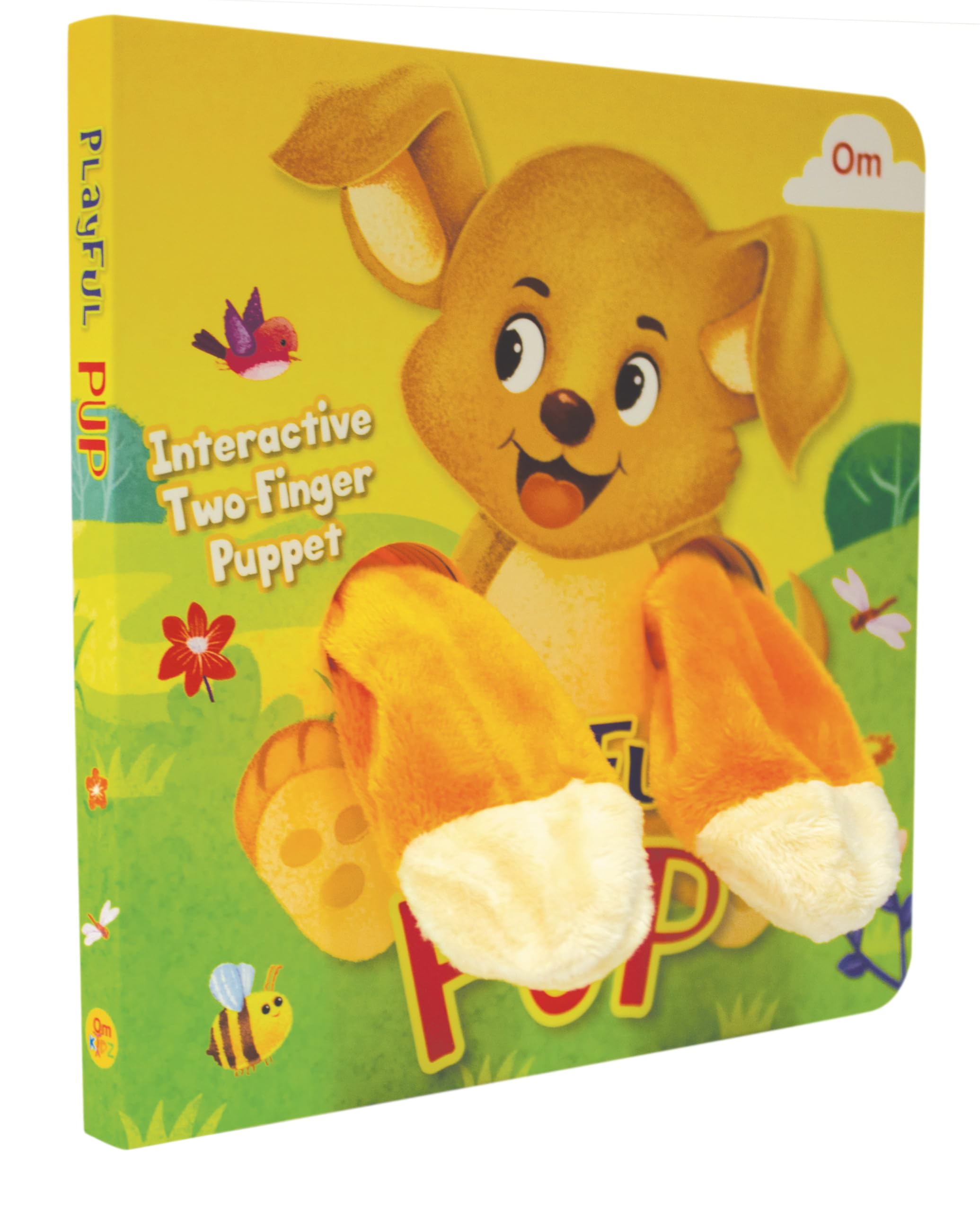Playful Pup Finger Puppet Book for Children: Animal Finger Puppet Board Book for Babies | Fun Interactive Playful Pup Toy Book |