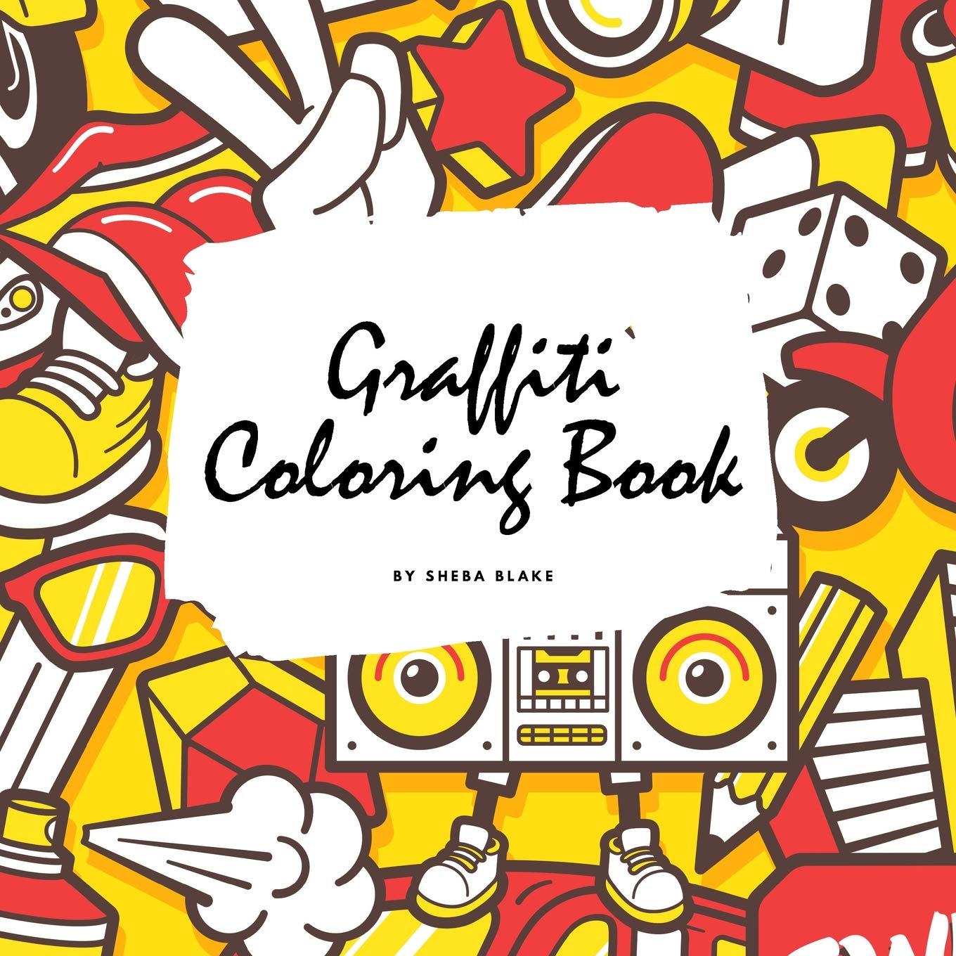 Graffiti Coloring Book for Children (8.5x8.5 Coloring Book / Activity Book)
