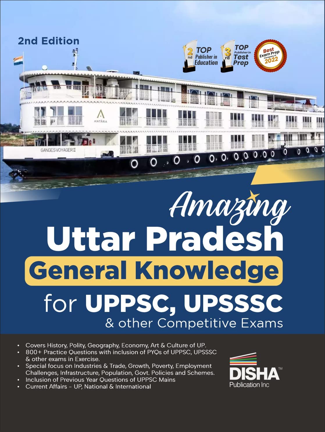 Amazing Uttar Pradesh  General Knowledge For Uppsc, Upsssc & Other Competitive Exams 2Nd Edition | Up Gk With Pyqs | Previous Y