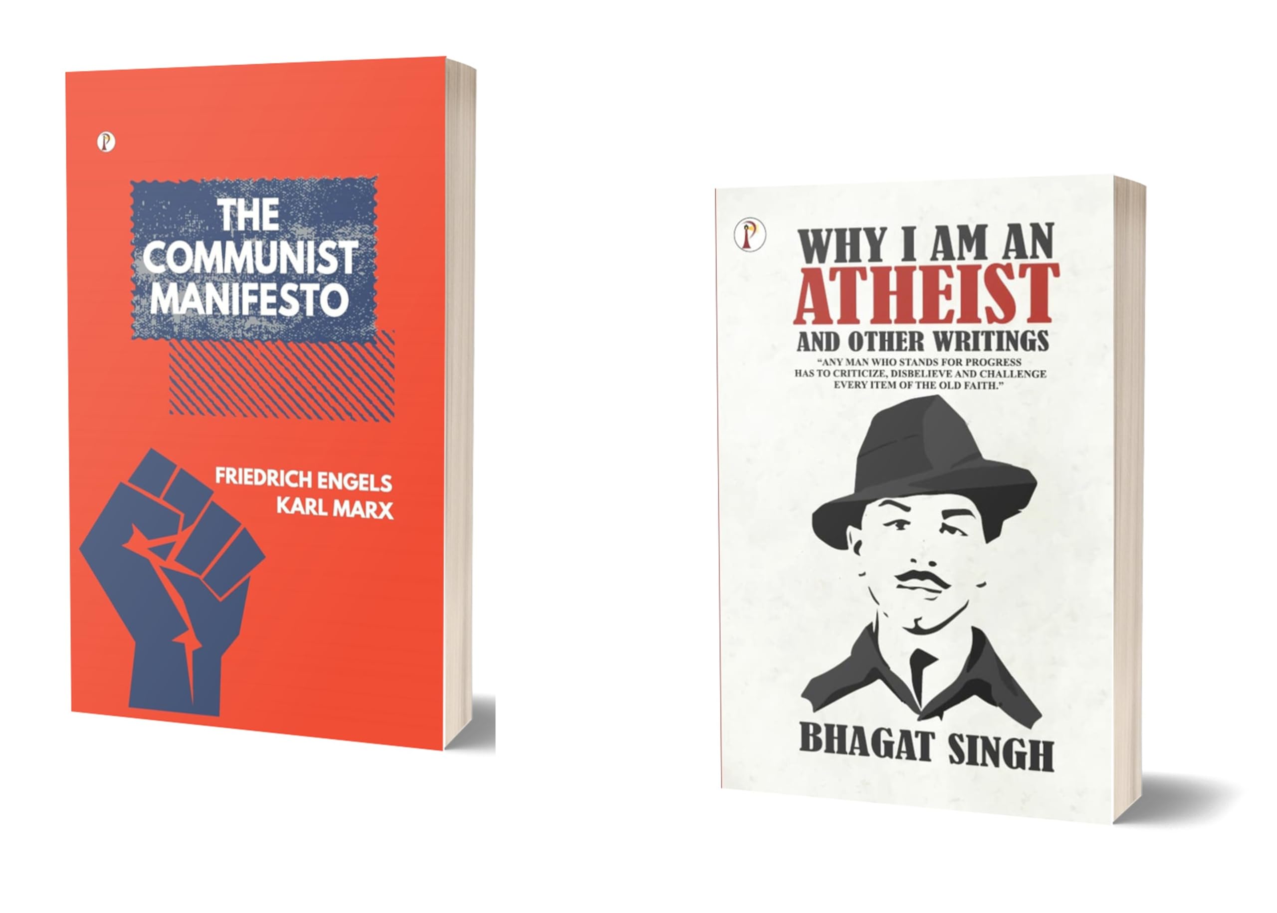 The Communist Manifesto and Why I am an Atheist Combo Set of 2 Books