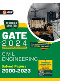 Gate 2024 : Civil Engineering  Solved Papers (20002023) By Gkp