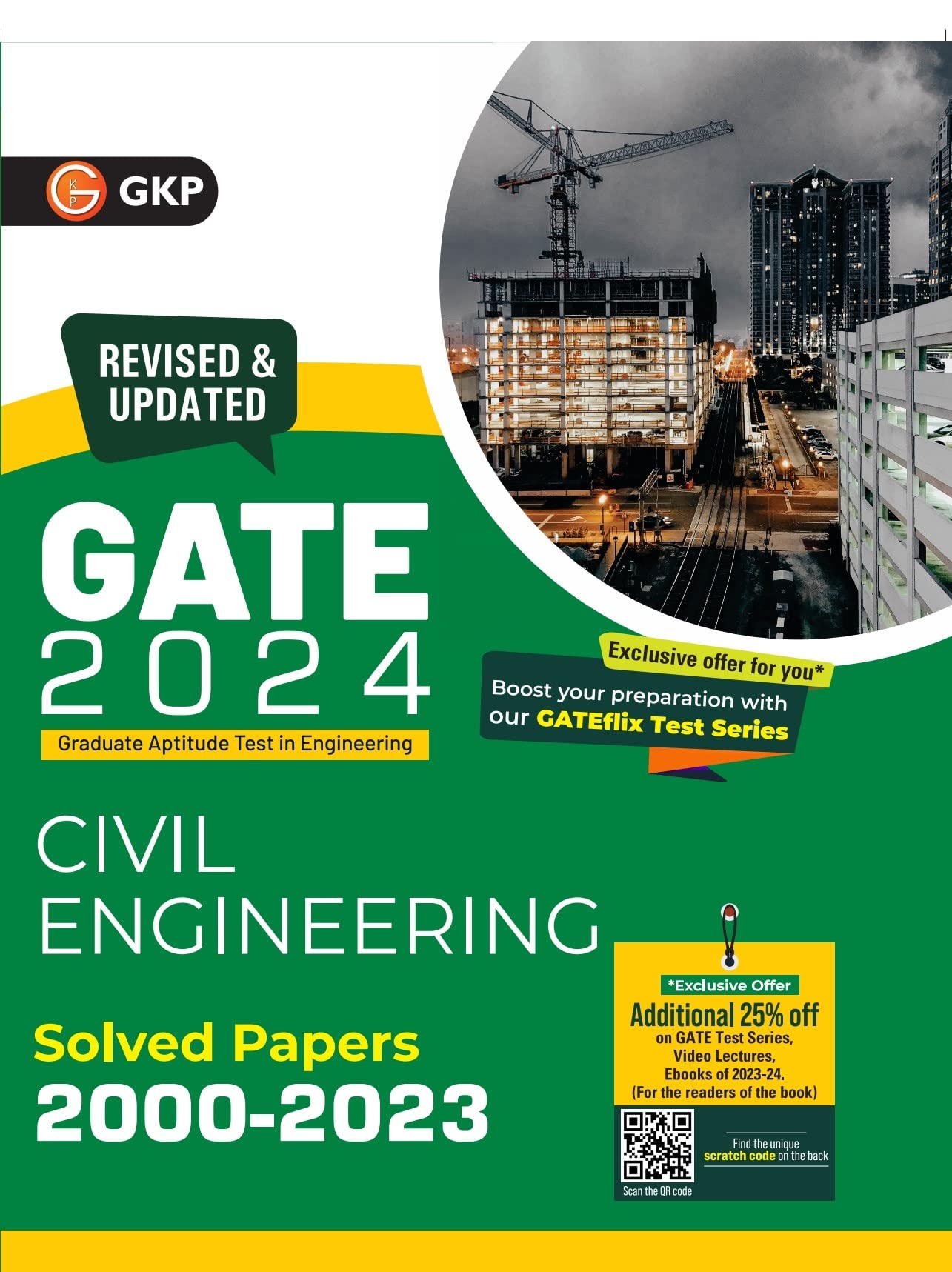 Gate 2024 : Civil Engineering  Solved Papers (20002023) By Gkp