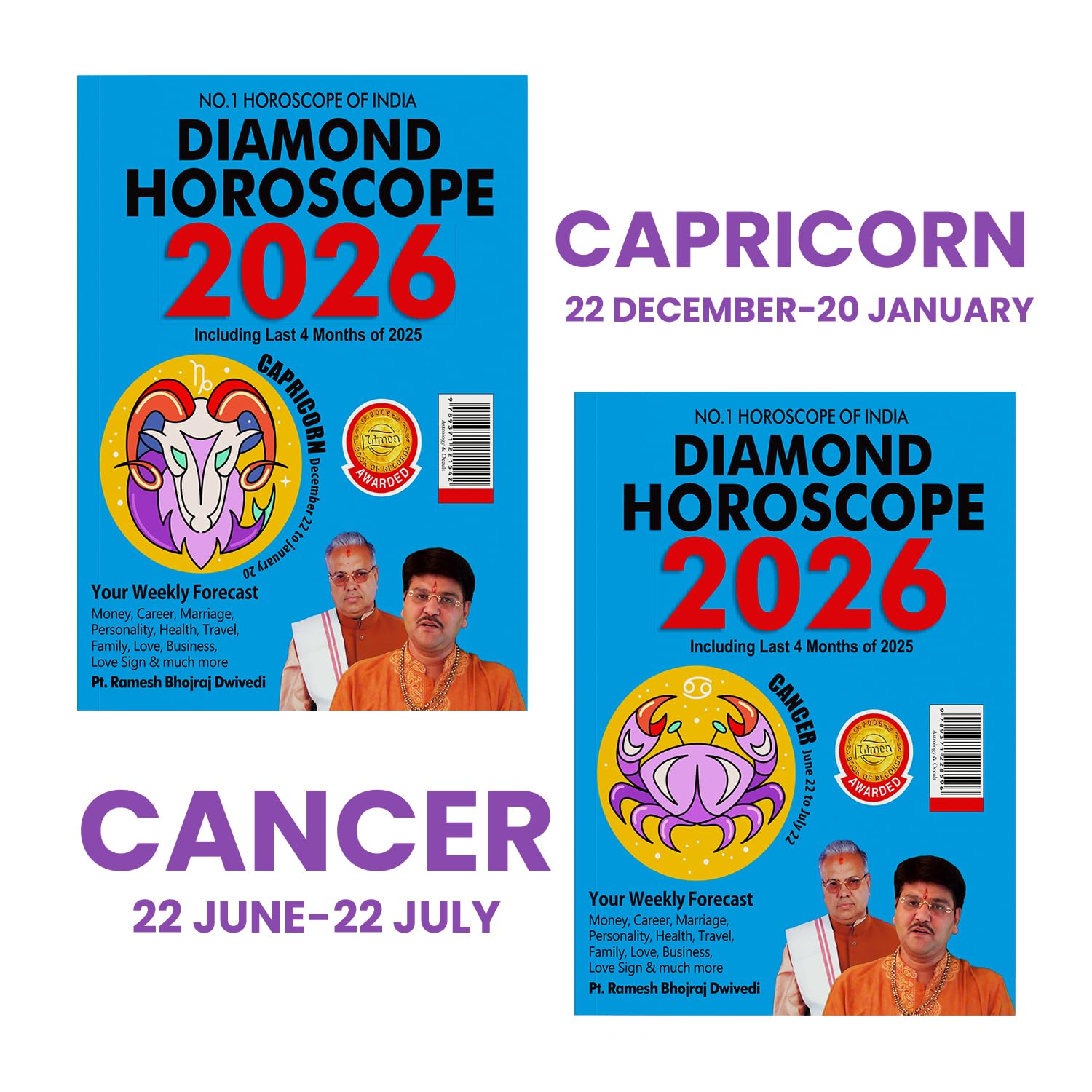 Horoscope 2026 : Complete Zodiac Guide for Capricorn + Cancer