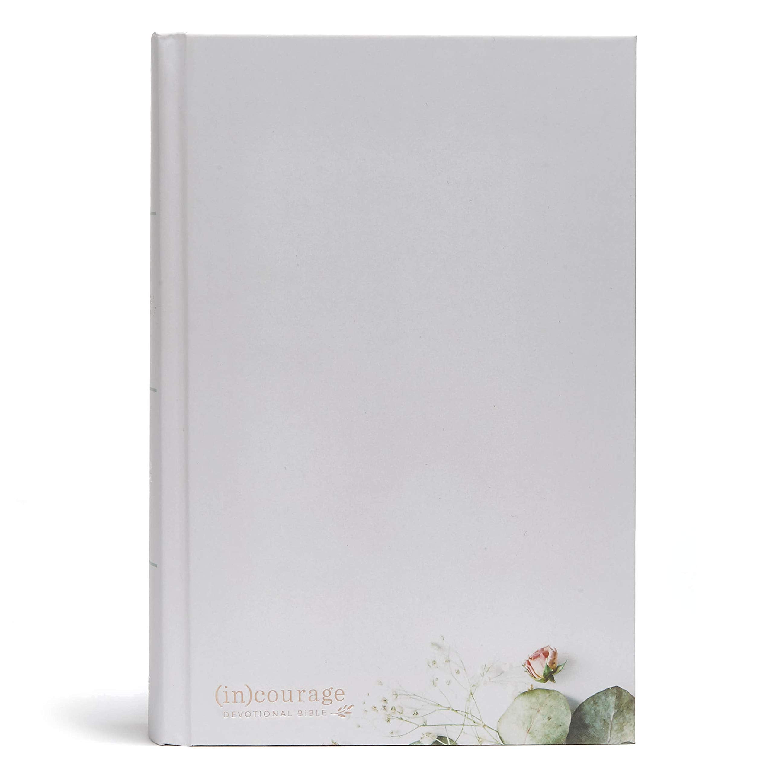 CSB (in)courage Devotional Bible, Gray Hardcover,Black Letter, FullColor Design, Devotionals, Journaling Space, Reading Plans, 