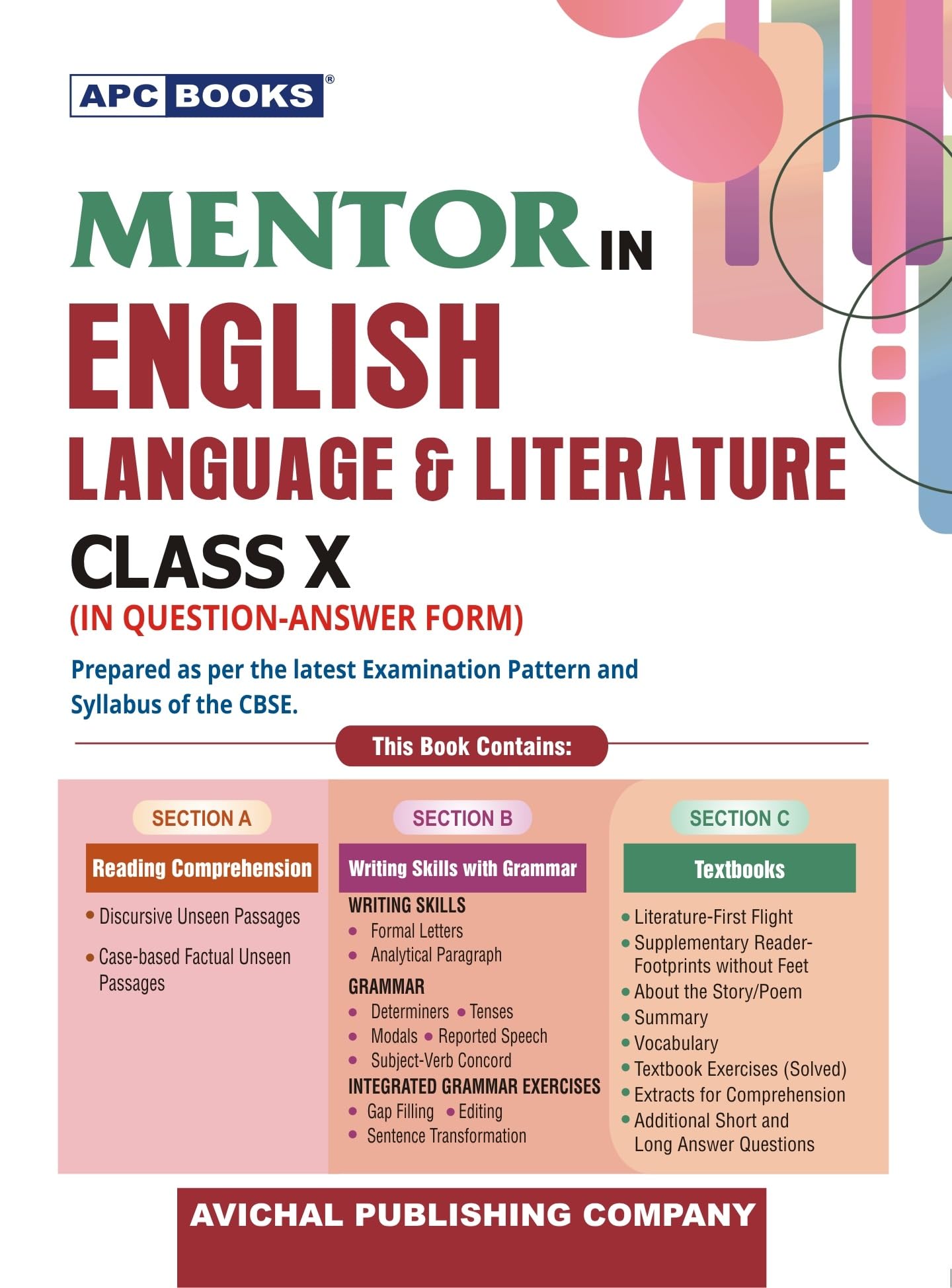 Apc Cbse Mentor In English Language & Literature For Class 10