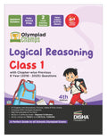 Disha Olympiad Champs Logical Reasoning Class 1 With ChapterWise Previous 8 Year (2018  2025) Questions 4Th Edition | Complete