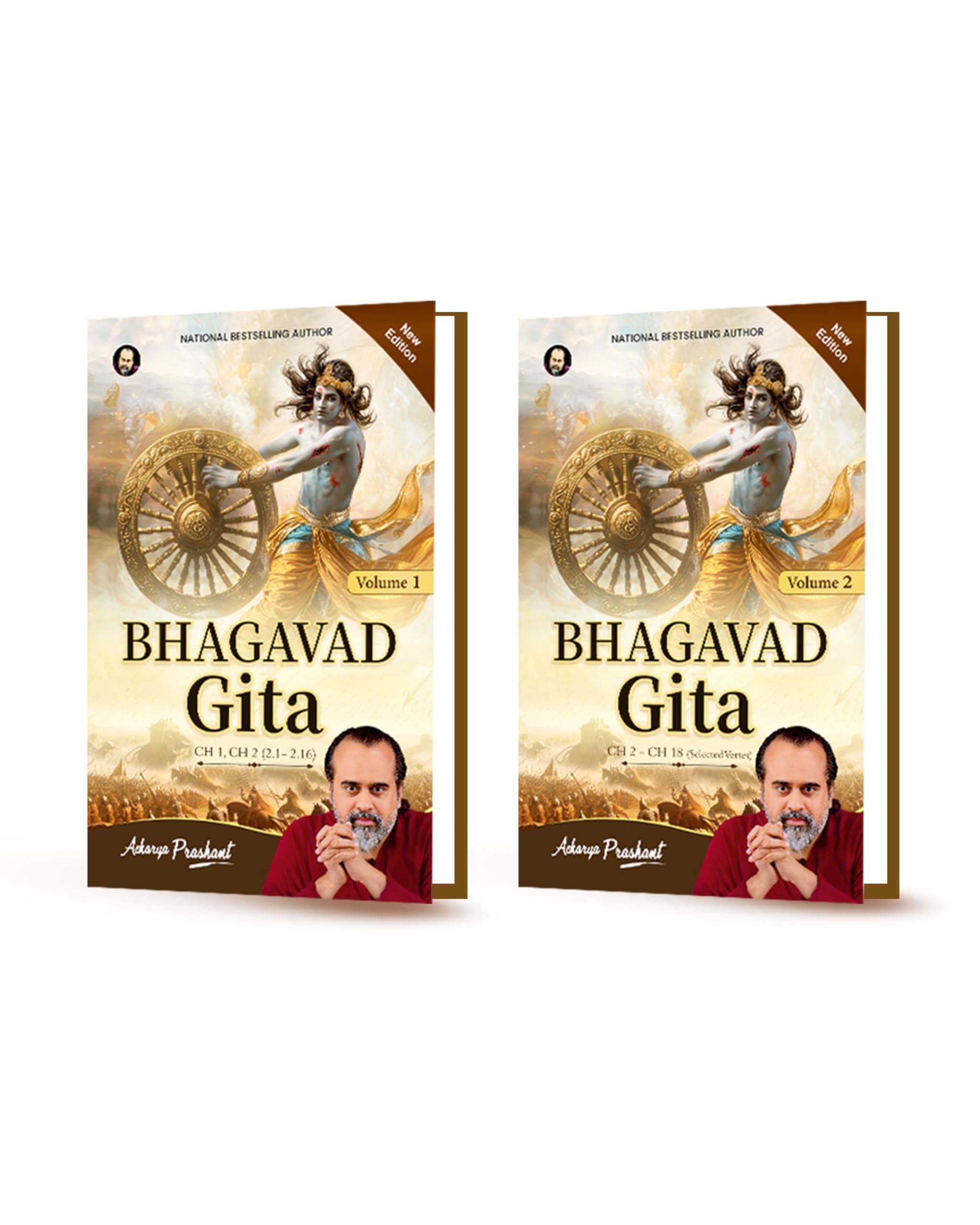Bhagavad Gita (Vol 1 & Vol 2) By Acharya Prashant