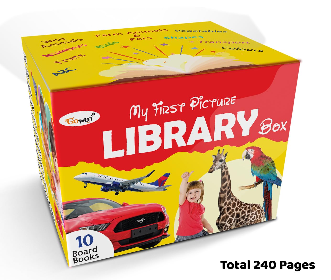 My First All in One Picture Library Box (Yellow Edition) : Collection of 10 books