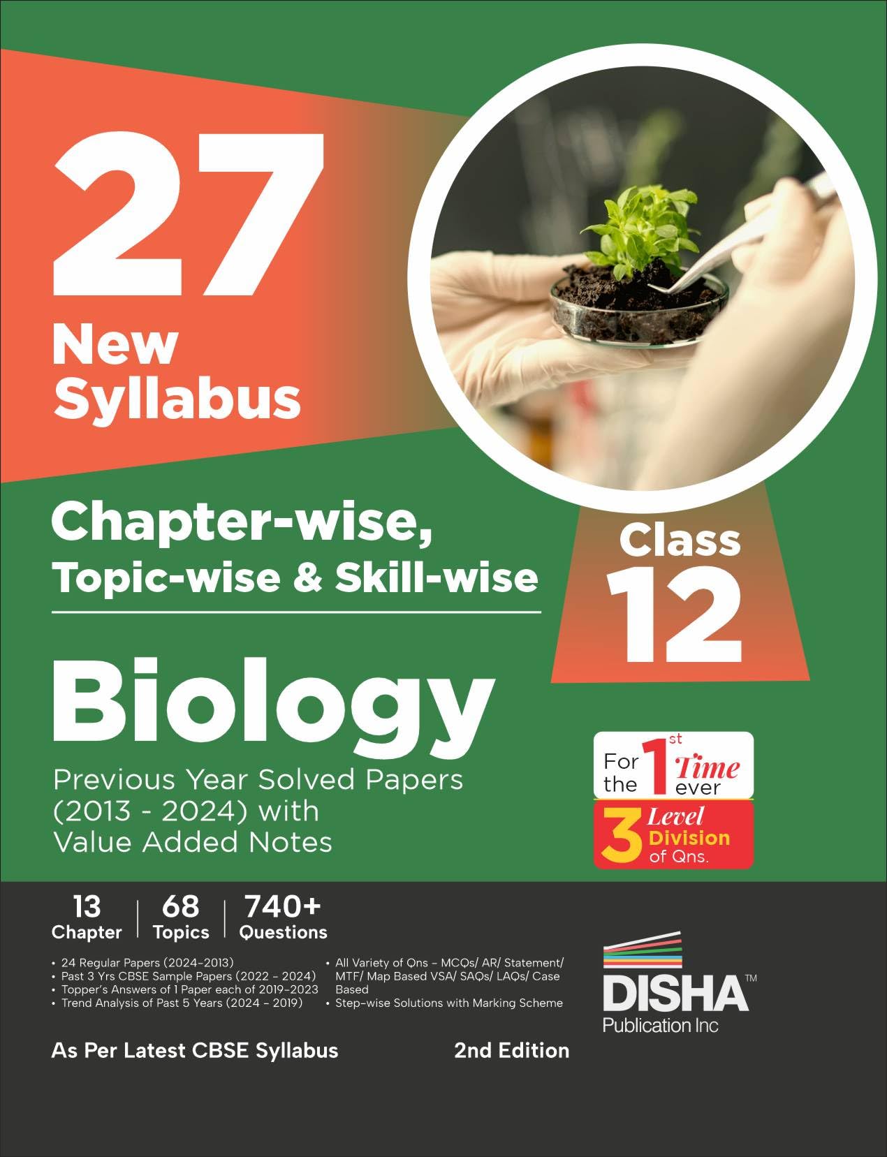 27 New Syllabus ChapterWise, TopicWise & SkillWise Cbse Class 12 Biology Previous Year Solved Papers (2013  2024) With Value
