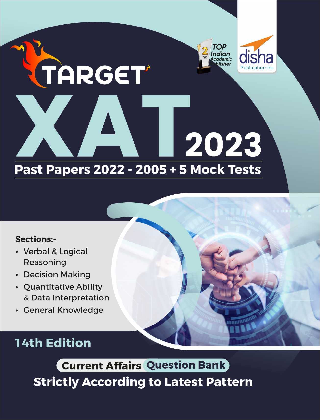 Target Xat 2023 (Past Papers 2005  2022 + 5 Mock Tests) 14Th Edition [Paperback] Disha Experts