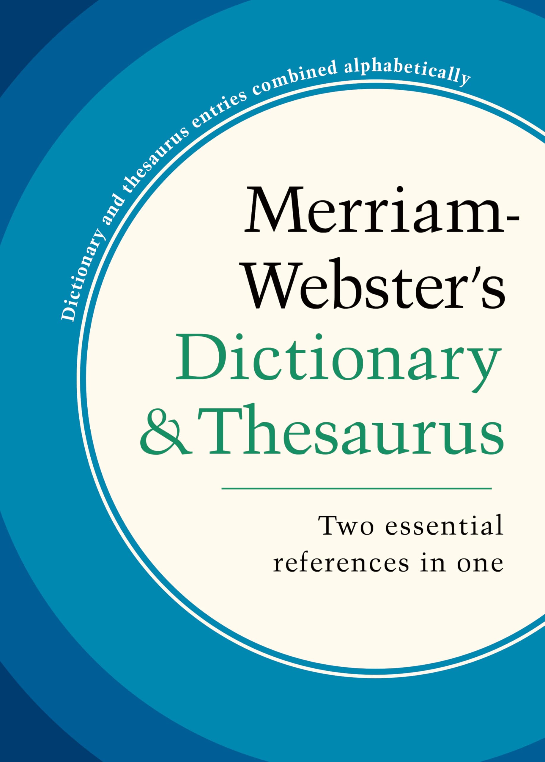 MerriamWebsters Dictionary and Thesaurus Hardcover