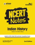 Arihant NCERT Notes Indian History for Class 612 (Old + New) | UPSC, State PSC and Competitive Exams Preparation | Flow Charts,
