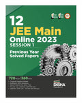 12 Jee Main Online 2023 Session I Previous Year Solved Papers (All Sittings) With Rank Predictor | Pyqs For Physics, Chemistry &