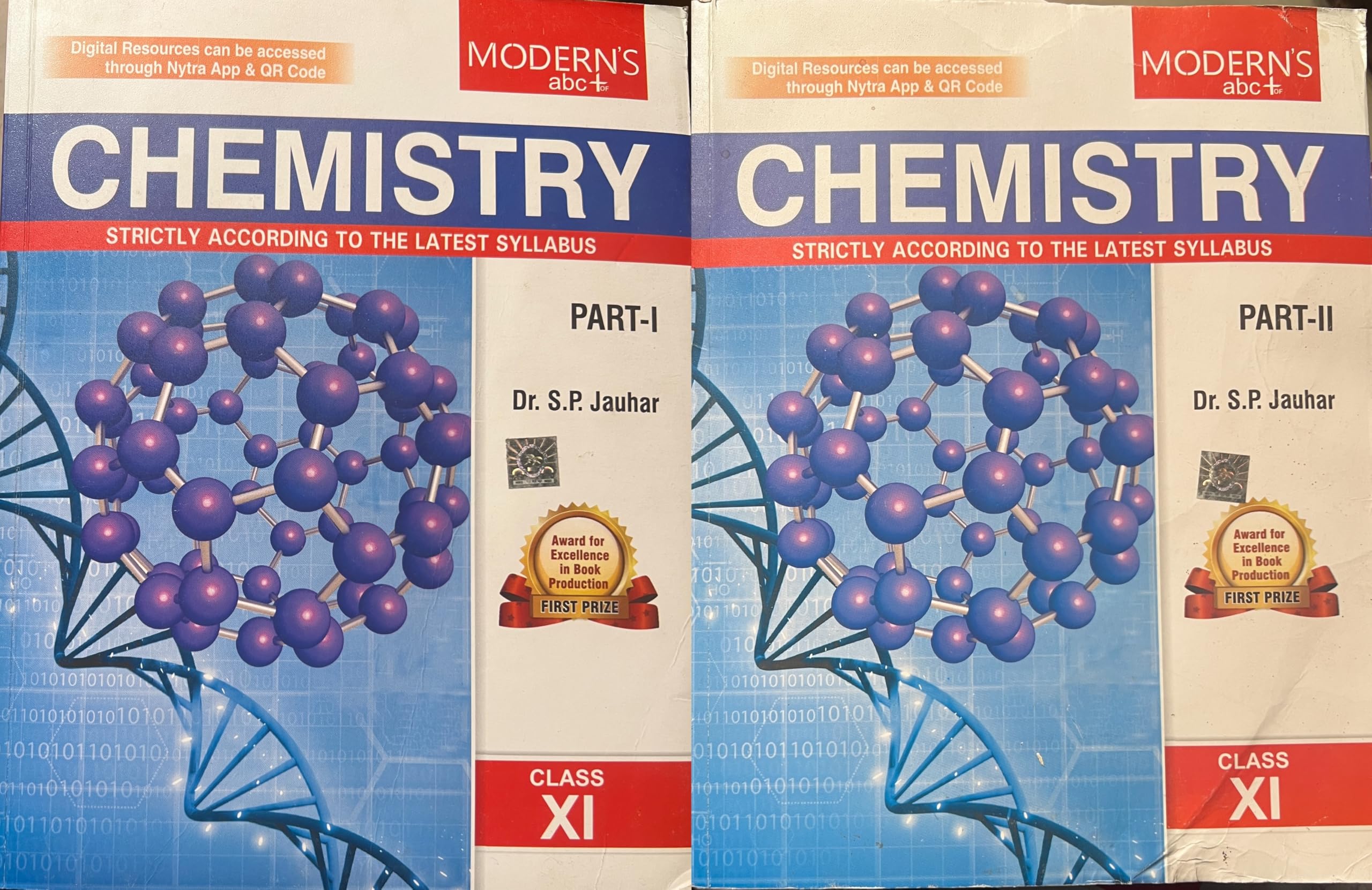 ModernS Abc Plus Of Chemistry For Class11 (Part I & Ii) Dr. S.P. Jauhar (Latest Edition)