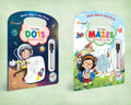 Write, Wipe & take Along Fun With Dots & Play with Mazes With Pen |Combo of 2 |Pen & Path Adventures Bundle