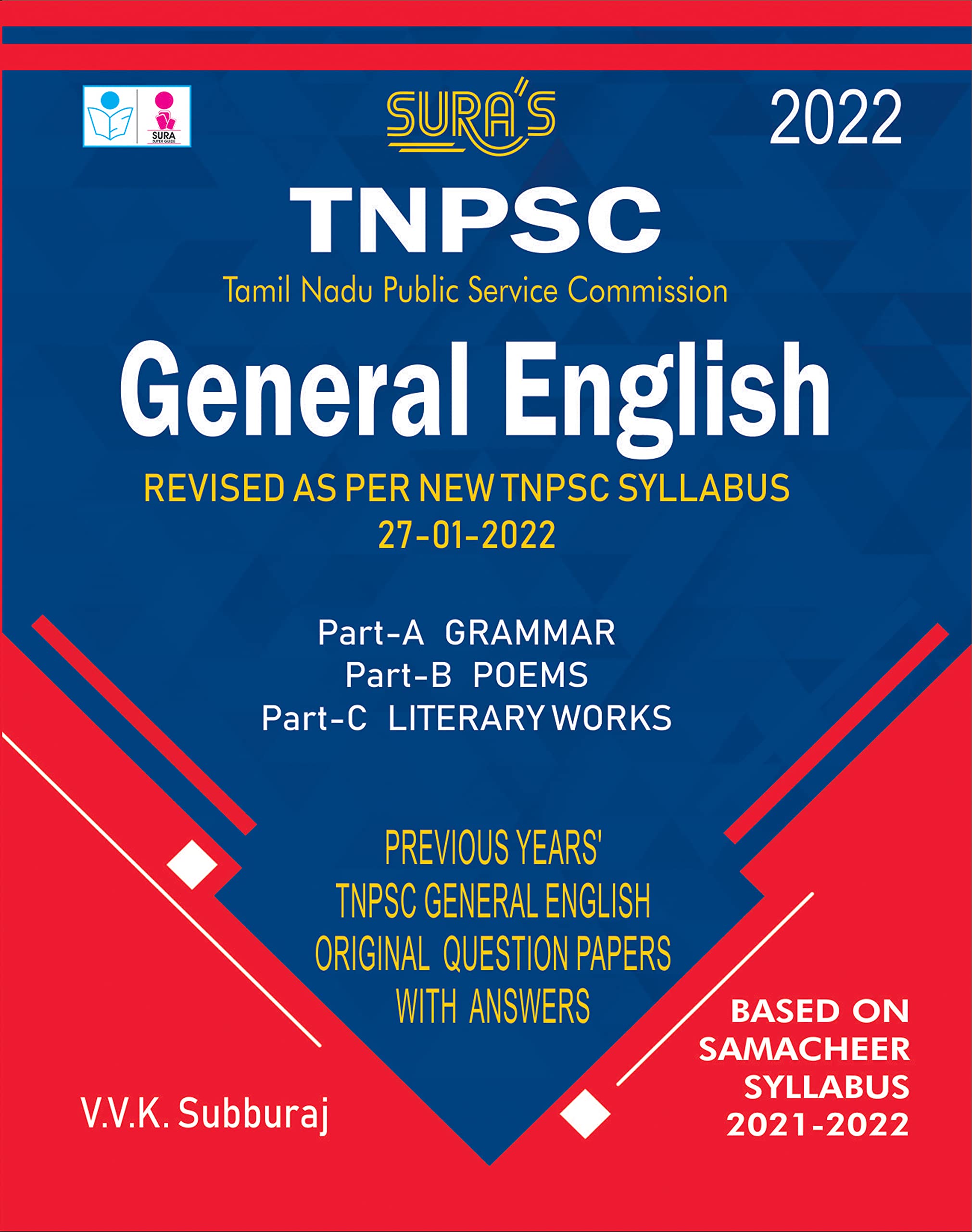 SURAS TNPSC General English Study Material Books for Group 2, 2A, 4 & VAO Exam Books  Latest Edition 2022