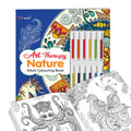 Art Therapy Nature Adult Colouring Book : Adult Mindfulness Coloring Journey, Peaceful Nature Sketches For Adults, Mindful Natu