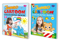 Sawan Set Of 2 Colouring Book (Jumbo Cartoon Colouring Book1 And 2)