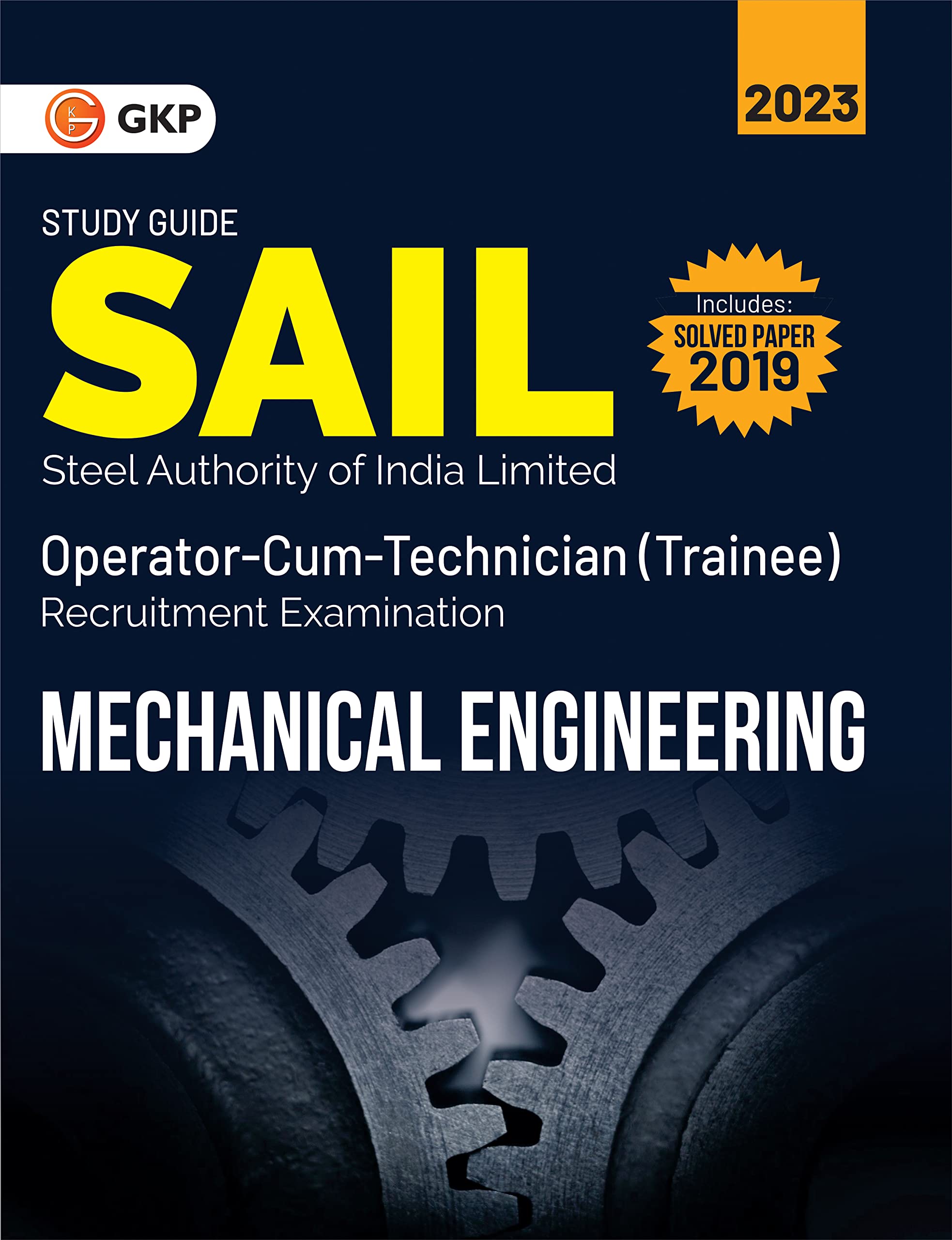 Sail 2022 : Operator Cum Technician (Trainee)  Mechanical Engineering By Gkp