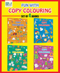 GOLDEN MINDS Fun with Copy Colouring (Set of 4 Books) for Kids  EasytoColor Pages to Boost Creativity & Fine Motor Skills | P